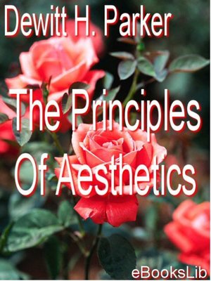 cover image of The Principles Of Aesthetics
